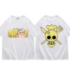 One Piece Sanji T-Shirt – Harajuku Fashion – Summer Short-Sleeved, Loose Casual Men’s Top – Oversized Hip Hop Style One Piece merch 9
