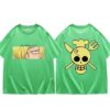 One Piece Sanji T-Shirt – Harajuku Fashion – Summer Short-Sleeved, Loose Casual Men’s Top – Oversized Hip Hop Style One Piece merch 11