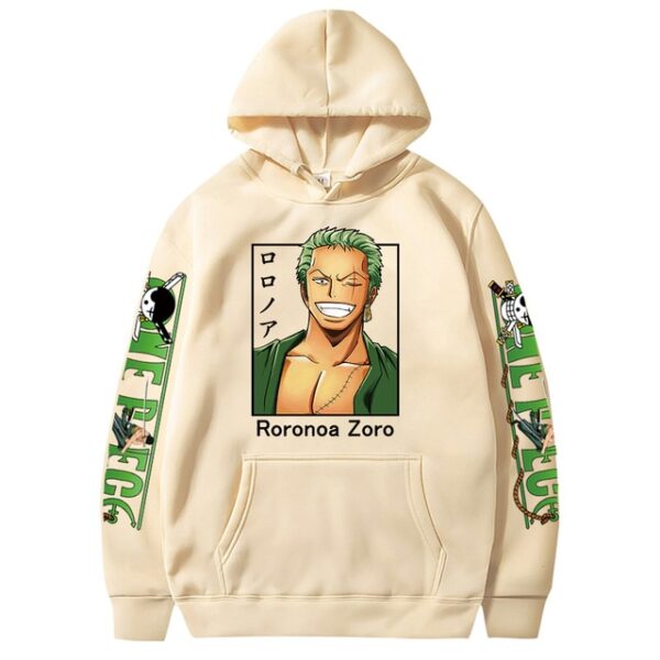 One Piece Roronoa Zoro Hoodie – Unisex Print – Streetwear Casual Sweatshirt Hoodies 4