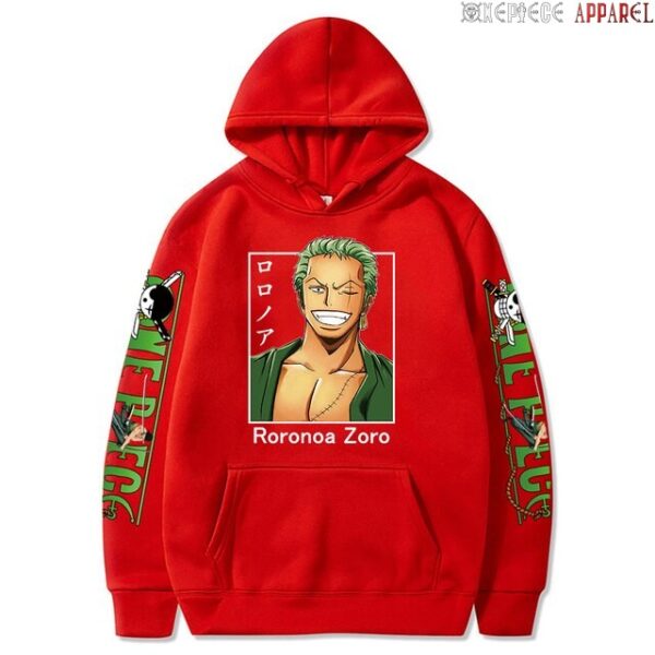 One Piece Roronoa Zoro Hoodie – Unisex Print – Streetwear Casual Sweatshirt Hoodies 6