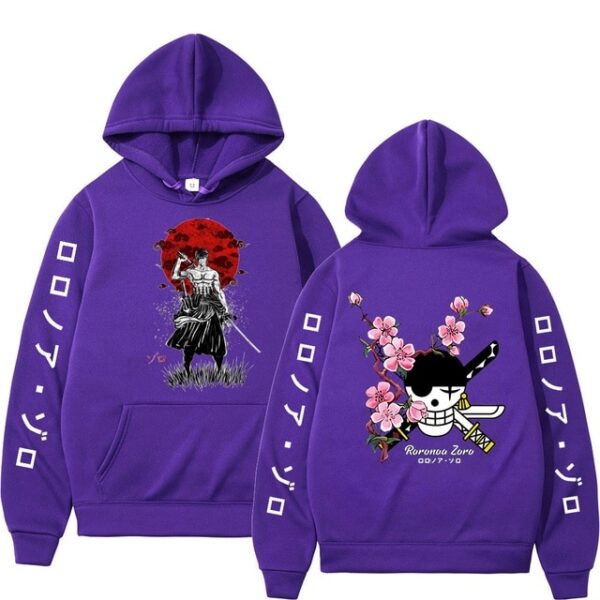 One Piece Roronoa Zoro Hoodie – Unisex Harajuku Style Hoodies 4