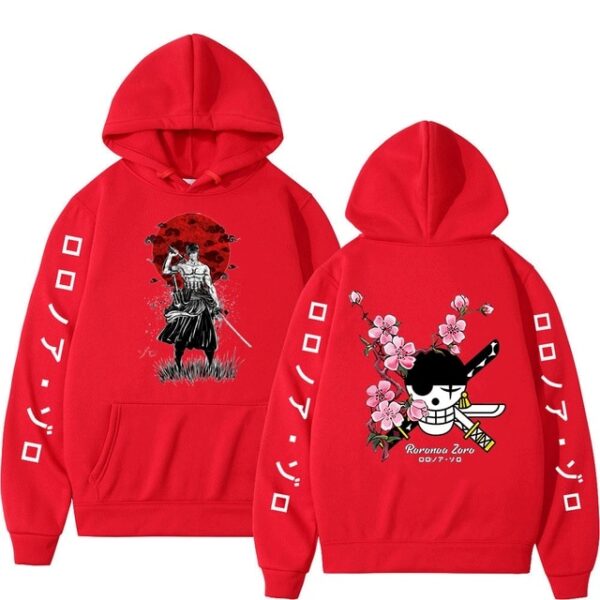 One Piece Roronoa Zoro Hoodie – Unisex Harajuku Style Hoodies 11