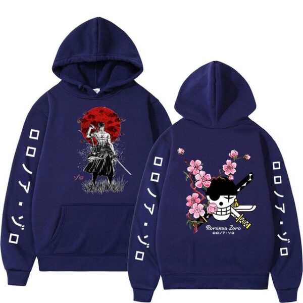One Piece Roronoa Zoro Hoodie – Unisex Harajuku Style Hoodies 10