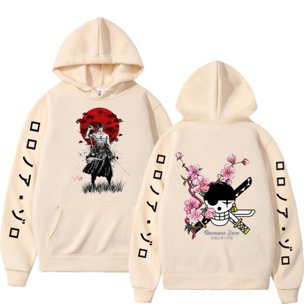 One Piece Roronoa Zoro Hoodie – Unisex Harajuku Style Hoodies 7