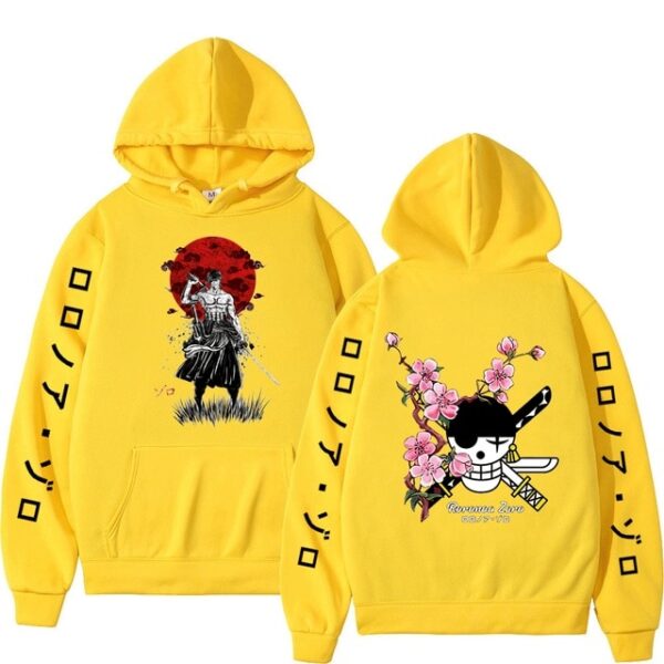 One Piece Roronoa Zoro Hoodie – Unisex Harajuku Style Hoodies 6