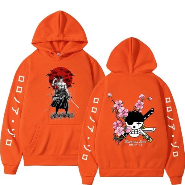 One Piece Roronoa Zoro Hoodie – Unisex Harajuku Style Hoodies 5