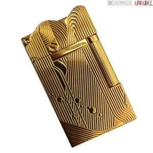 Sanjis Lighter – New Gold Design – Butane – One Piece merch Lighters