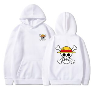 One Piece Luffy Skull Hoodie – Men’s Japanese Anime Harajuku Hip Hop Style – Autumn Pullover Sweatshirt One Piece merch 2