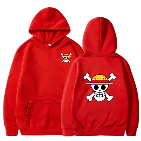 One Piece Luffy Skull Hoodie – Men’s Japanese Anime Harajuku Hip Hop Style – Autumn Pullover Sweatshirt One Piece merch 5