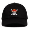 One Piece Pirate Flag Dad Hat – Japanese Anime Inspired – 100% Cotton Embroidered Baseball Cap – Unisex Snapback – Fashionable Outdoor Leisure Wear Hats 20