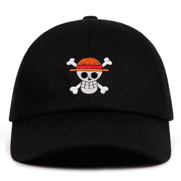 One Piece Pirate Flag Dad Hat – Japanese Anime Inspired – 100% Cotton Embroidered Baseball Cap – Unisex Snapback – Fashionable Outdoor Leisure Wear Hats 13