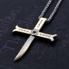Mihawk Sword Cross Necklace – One Piece Inspired Jewelry | Mihawk Necklace Mihawk 16