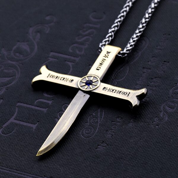 Mihawk Sword Cross Necklace – One Piece Inspired Jewelry | Mihawk Necklace Mihawk 8