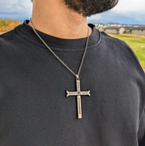 Mihawk Sword Cross Necklace – One Piece Inspired Jewelry | Mihawk Necklace Mihawk