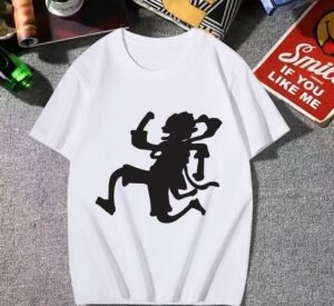 Gear 5 Luffy Shirt: Sun God Nika Design – Premium Cotton Tee | One Piece merch Gear 5 2