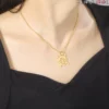 One Piece Necklace – Luffy Jolly Roger Stainless Steel Luffy 12