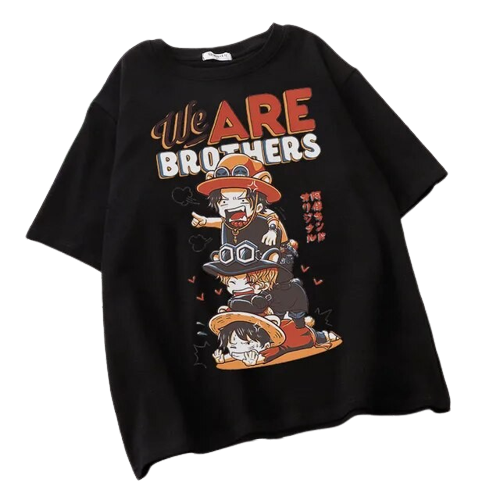 Luffy Ace Sabo Shirt: One Piece merch Iconic Trio T-Shirt Ace 9