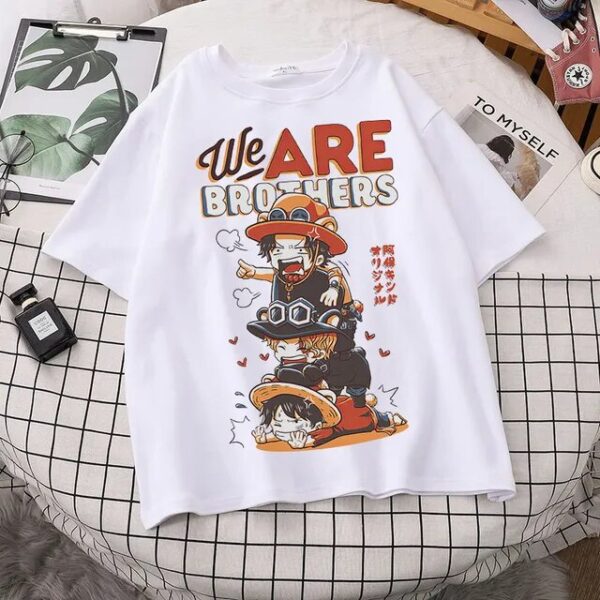 Luffy Ace Sabo Shirt: One Piece merch Iconic Trio T-Shirt Ace 11