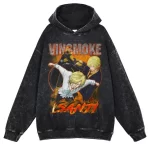 Sweat à Capuche Sanji : Pull Délavé Vintage Vinsmoke Sanji