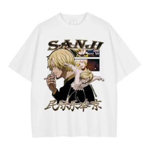 Sanji Shirt: Vinsmoke Sanji Graphic Tee – Casual Streetwear One Piece Characters