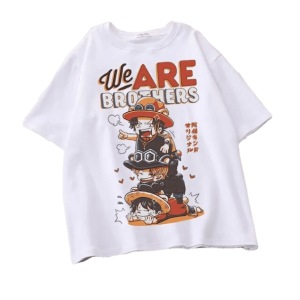 Luffy Ace Sabo Shirt: One Piece merch Iconic Trio T-Shirt Ace 8