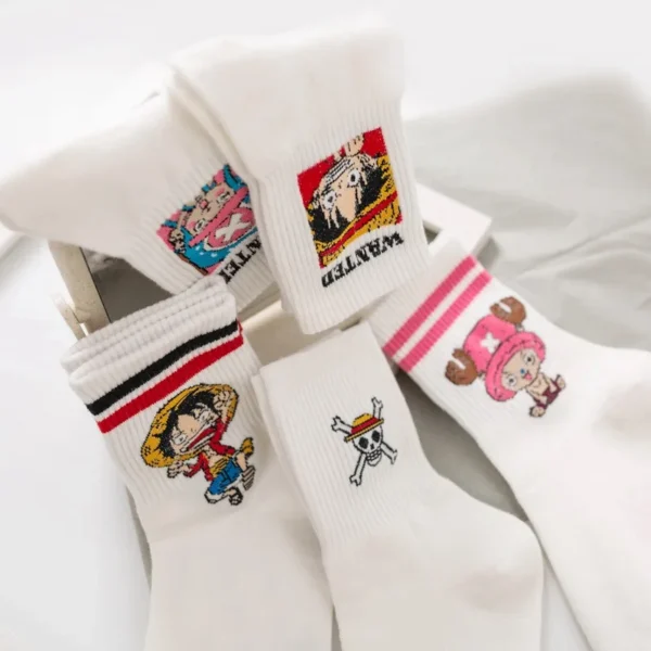 One Piece Socks: Luffy & Chopper Cotton Winter Chopper 3