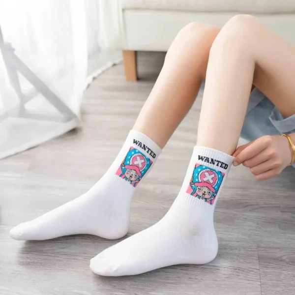 One Piece Socks: Luffy & Chopper Cotton Winter Chopper 7