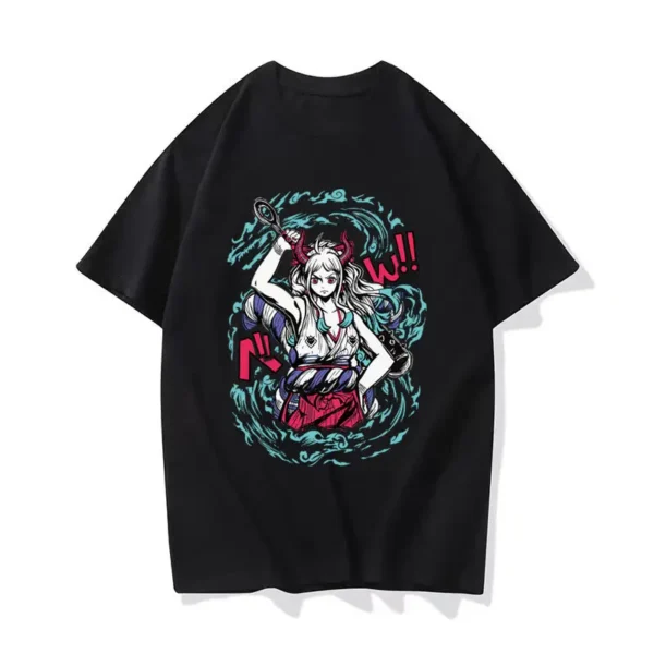 One Piece Yamato Shirt | White & Black One Piece Characters 2