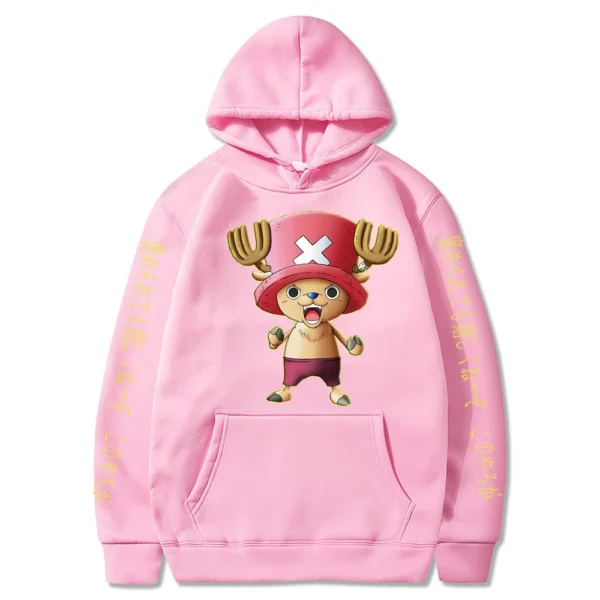 One Piece Chopper Hoodie: Harajuku Style Pullover Chopper 3