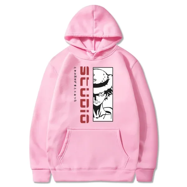 Felpa Luffy: Streetwear Harajuku Ispirato All’Anime Abbigliamento One Piece 26
