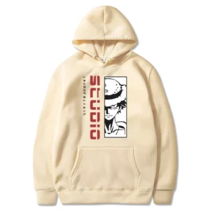 Felpa Luffy: Streetwear Harajuku Ispirato All’Anime Abbigliamento One Piece 2