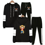 One Piece Hoodie and Sweatpants Set: Comfortable and Stylish Unisex Outfit