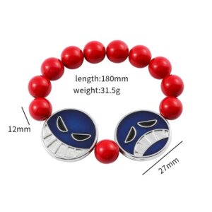 Ace Necklace One Piece: Red Bead Accessory Ace 2