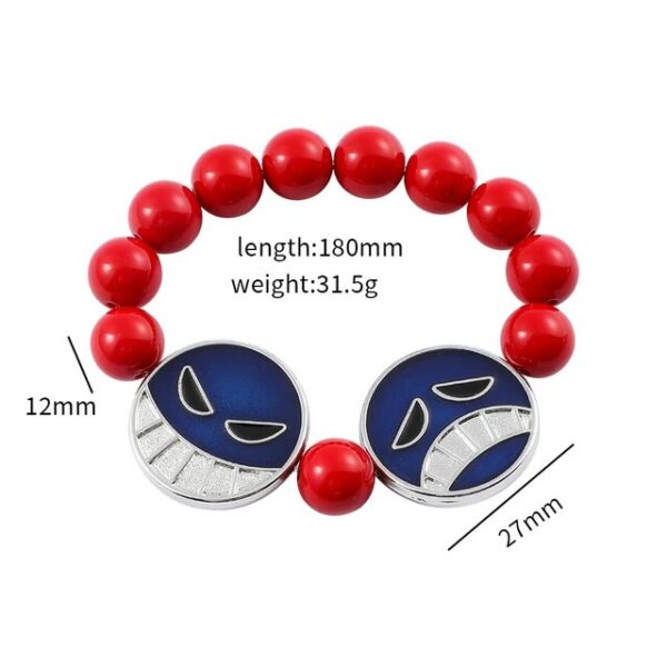 Ace Necklace One Piece: Red Bead Accessory Ace 14
