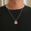 Devil Fruit Necklace: One Piece Titanium Steel Pendant Ace 7
