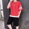 One Piece Shirt and Shorts Set: Summer Casual Harajuku Style for Men Luffy 13