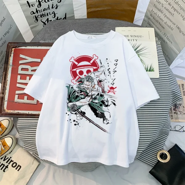 Zoro Shirt: Harajuku Style One Piece merch One Piece Characters 3