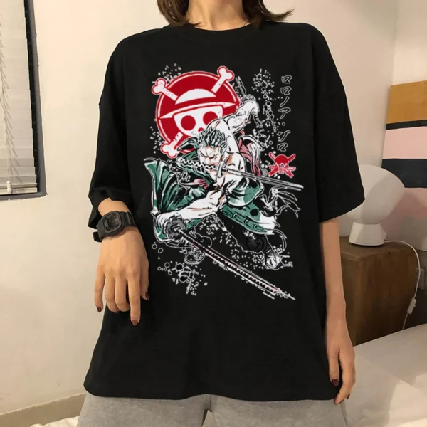 Zoro Shirt: Harajuku Style One Piece merch One Piece Characters 4