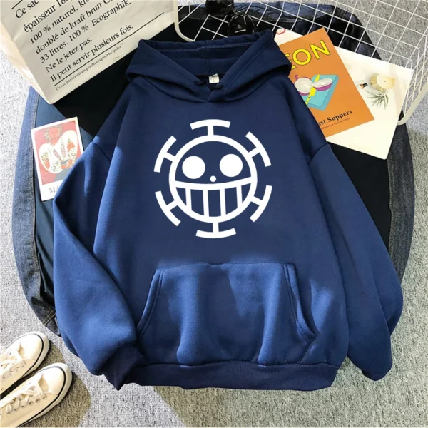 Trafalgar Law Hoodie: Fleece One Piece Merch Hoodies 10