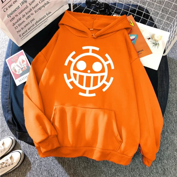 Trafalgar Law Hoodie: Fleece One Piece Merch Hoodies 7