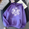 Trafalgar Law Hoodie: Fleece One Piece Merch Hoodies 17