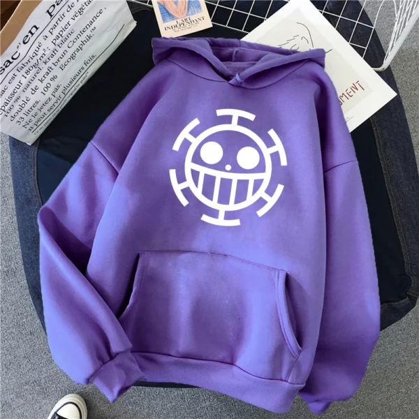 Trafalgar Law Hoodie: Fleece One Piece Merch Hoodies 6