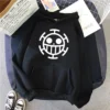 Trafalgar Law Hoodie: Fleece One Piece Merch Hoodies 14