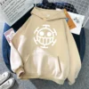Trafalgar Law Hoodie: Fleece One Piece Merch Hoodies 15