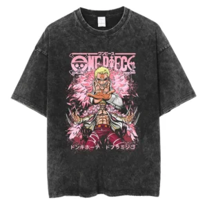 Doflamingo T Shirt: Faded Vintage One Piece merch Doflamingo