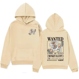 Gear 5 Luffy Hoodie: Bounty Poster Gear 5 2