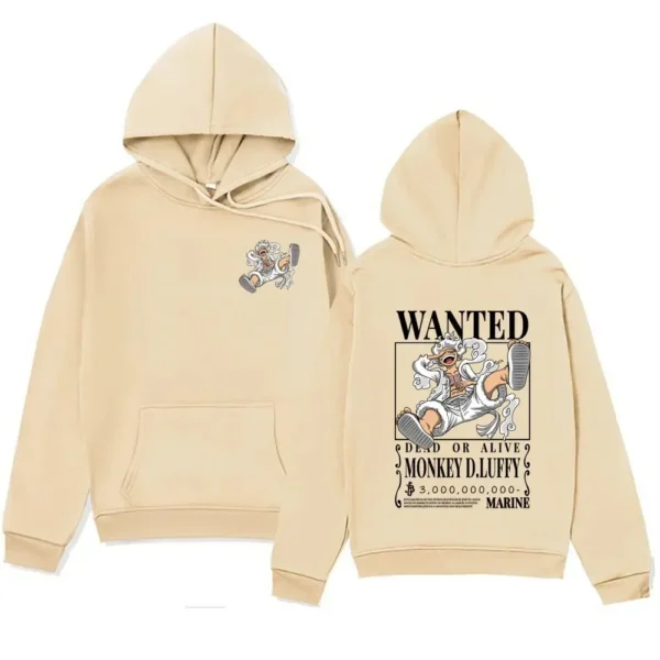 Gear 5 Luffy Hoodie: Bounty Poster Gear 5 3