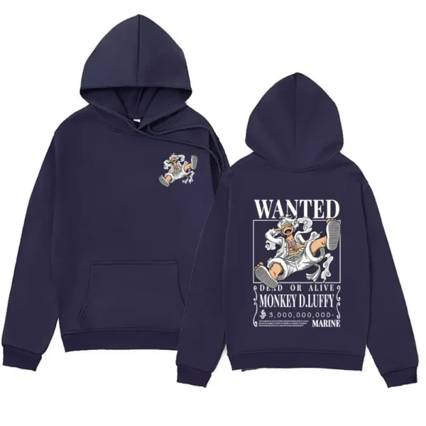 Gear 5 Luffy Hoodie: Bounty Poster Gear 5 6