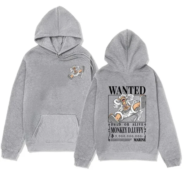 Gear 5 Luffy Hoodie: Bounty Poster Gear 5 8