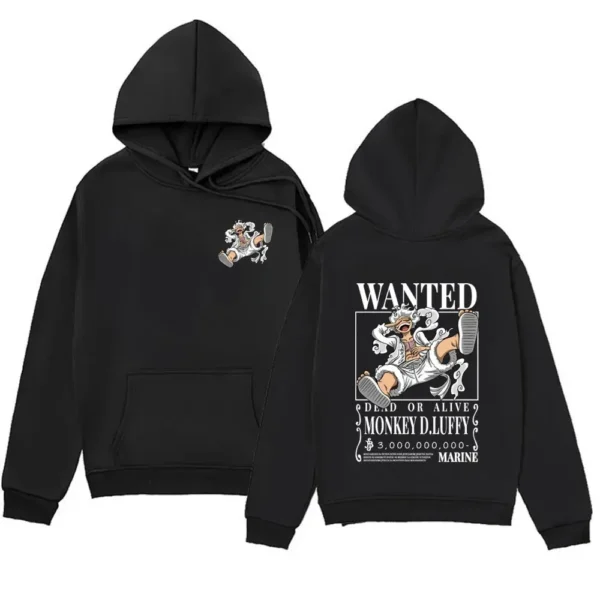 Gear 5 Luffy Hoodie: Bounty Poster Gear 5 2